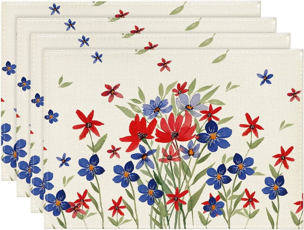 The Pioneer Woman Classic Chunky Stripe Placemat, Multicolor, 19"W x 14