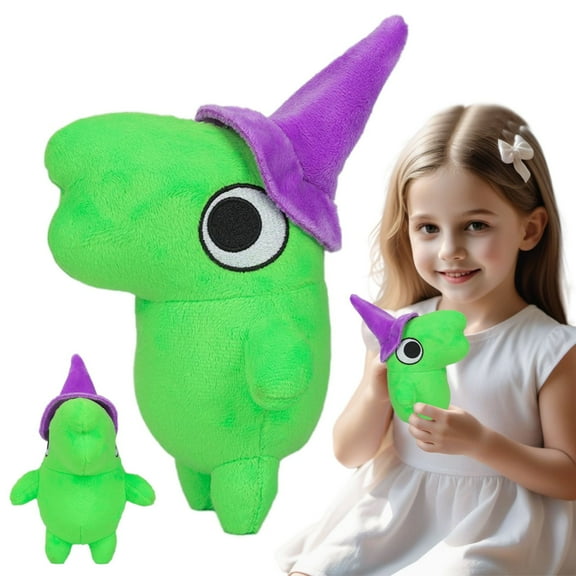 Smile-Friends Plush Figure Toys – Glep Smiling Friends Plush Pillow, Stuffed Animal Pillowfort, Weighted Plush Animals, Collectible Plush Toy, Holiday Christmas Gift Idea, TV Movie Fans
