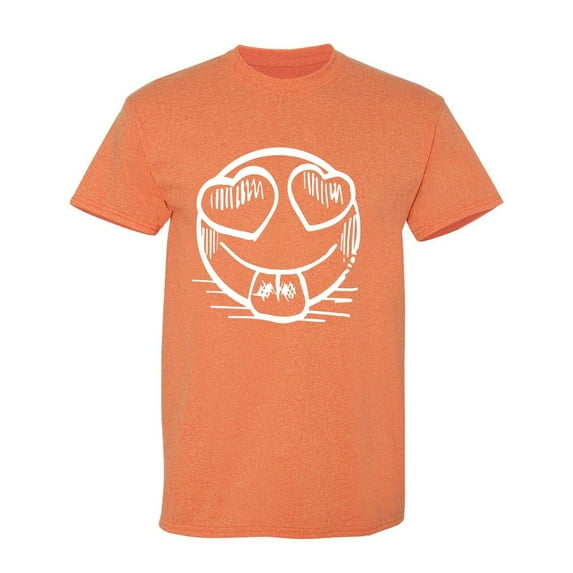Smile Heart Sarcastic Humor Graphic Tees Gift For Mens Novelty Funny T Shirt