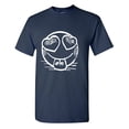 thumbnail image 1 of Smile Heart Sarcastic Humor Graphic Tees Gift For Mens Novelty Funny T Shirt, 1 of 5