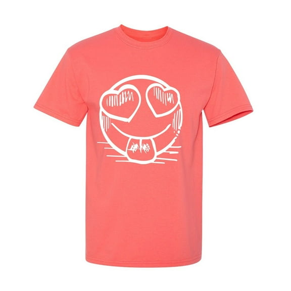 Smile Heart Sarcastic Humor Graphic Tees Gift For Mens Novelty Funny T Shirt