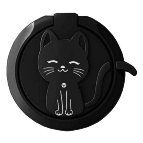 Smile Kitty Phone Ring/Phone Holder Grip Finger Ring 360° Rotation for Magnetic Car Mount