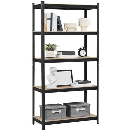 Smile Mart 5-Shelf Boltless & Adjustable Steel Storage Shelf Unit