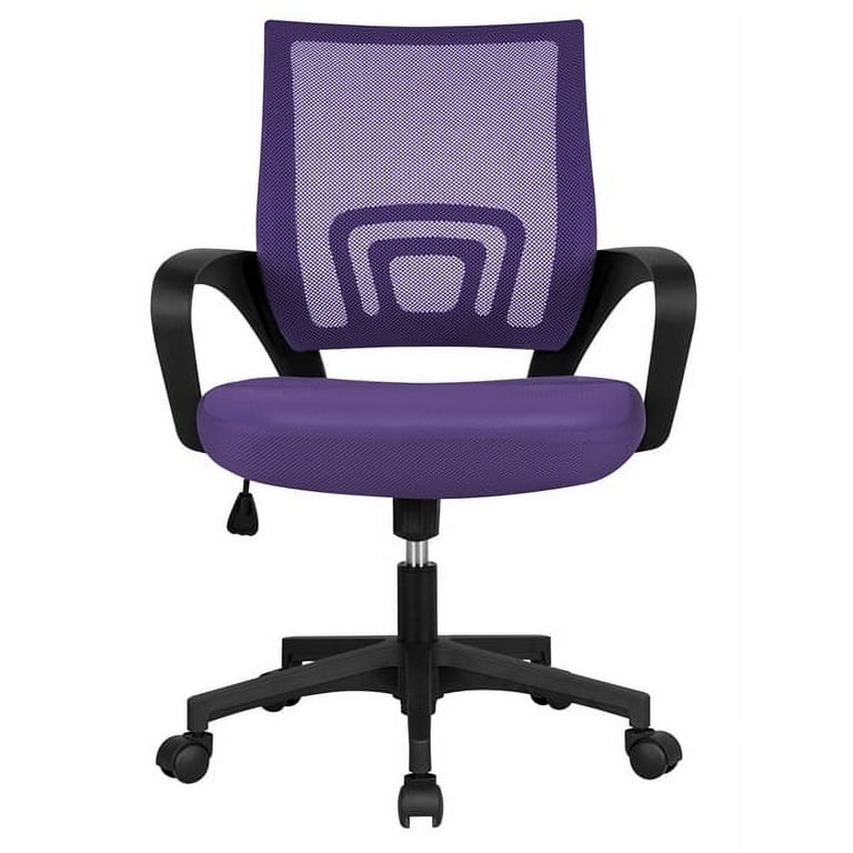 Smile Mart Adjustable Mid Back Mesh Swivel Office Chair with
