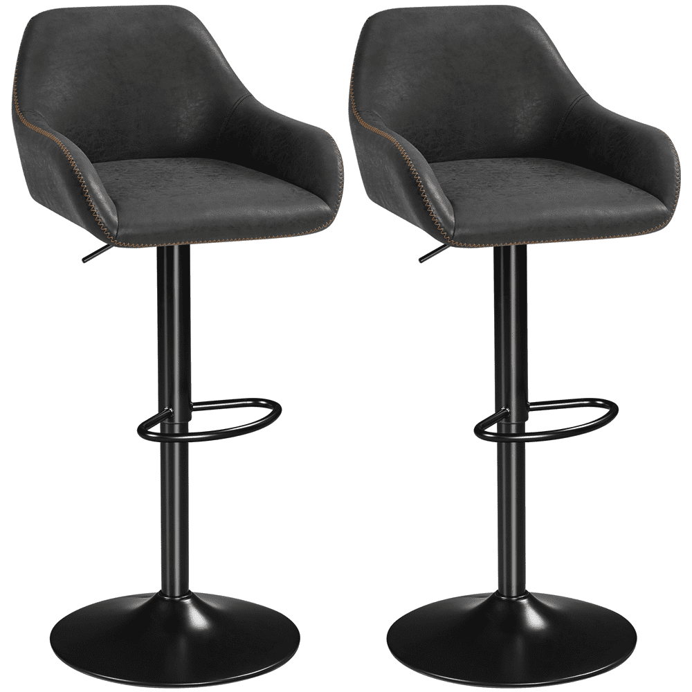 Strick & bolton harley adjustable matte black bar stool hotsell