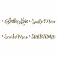 thumbnail image 1 of Smile More Sign Unfinished Wood Cutout Home Decor DIY Option 4- 20" Wide / 1/4", 1 of 3