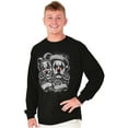 thumbnail image 1 of Smile Now Cry Later Clown Masks Long Sleeve TShirt Men Women Brisco Brands S, 1 of 5