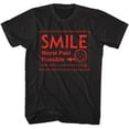 thumbnail image 1 of Smile Worst Pain Possible Men's T Shirt (Black, AdultXL), 1 of 3