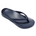 thumbnail image 1 of Smile Popcorn Women's Flip Flops Lightweight Thong Sandals Summer Beach Sandals with Arch Support, Navy, 1 of 7