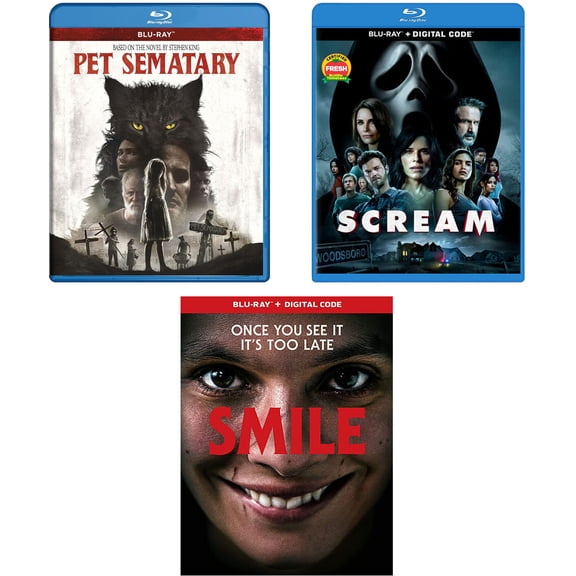 Smile, Scream & Pet Sematary 4K Horror Bundle