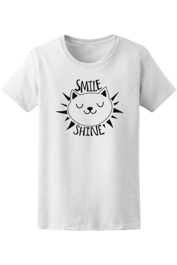 Smile Shile Cat Animal Tee Women's -Image by Shutterstock