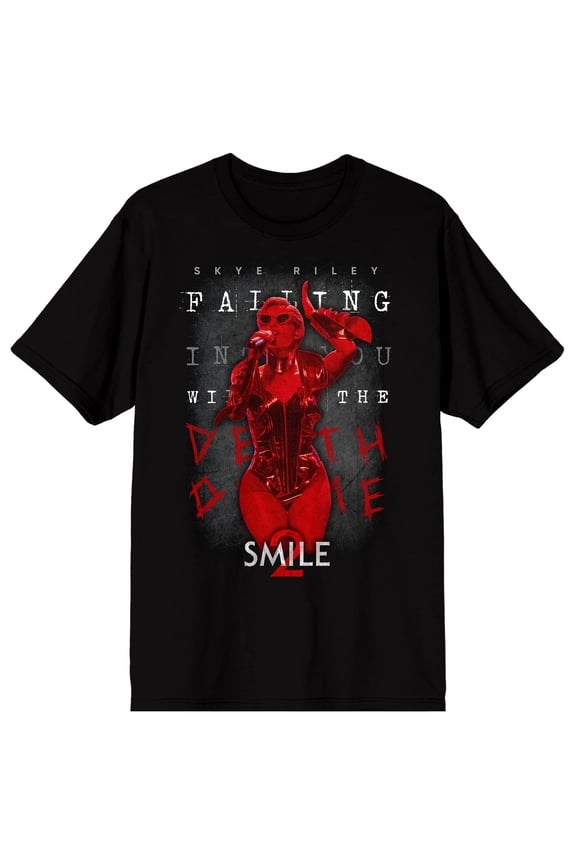 Smile Skye Riley Logo Adult Black Short Sleeve Tee-XS