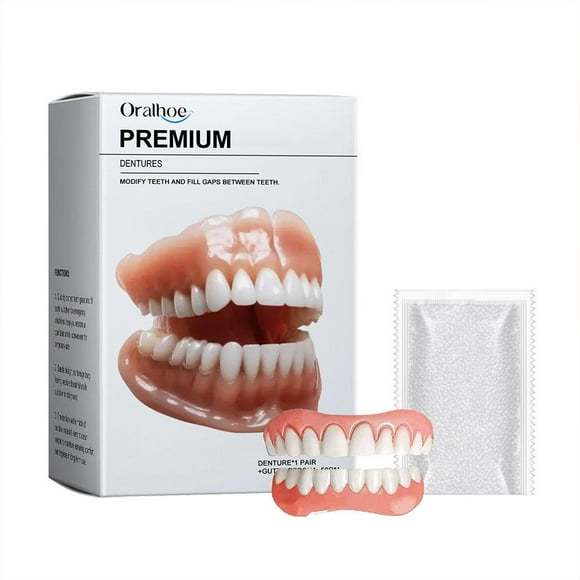 Smile Snap on High-simulation False Teeth Set Dentures for Cosmetic Teeth E2G7