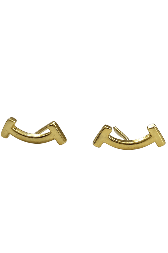 Smile Stud Earrings a partnership with Operation Smile. gold