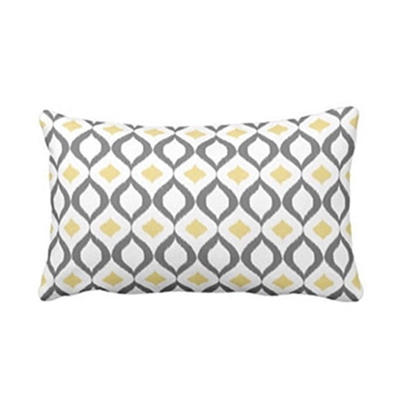 Smile Sunshine Pillow Case Cotton Linen Smile Sunshine Rectangle Cushion Cover Standard Pillowcase for Men Women Home Decorative Sofa Armchair Bedroom Livingroom 12 x 22 inch