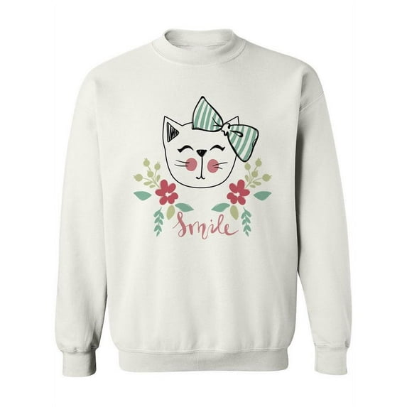 Smile ! Sweatshirt Women -Image by Shutterstock, Female Small