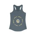 thumbnail image 1 of Smile Tank Top, Ladies Tank Top, Happy Tank, Razorback Tank, Happyface Tank, 1 of 2