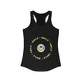 thumbnail image 1 of Smile Tank Top, Ladies Tank Top, Happy Tank, Razorback Tank, Happyface Tank, 1 of 2