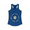 thumbnail image 1 of Smile Tank Top, Ladies Tank Top, Happy Tank, Razorback Tank, Happyface Tank, 1 of 2
