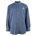 thumbnail image 1 of Smile Toothbrush Denim Buttondown Long Sleeve Shirt - 2X-Large, 1 of 2