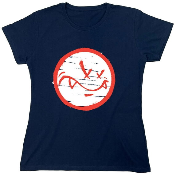 Smile Vamp Sarcastic Humor Novelty Funny Women's Casual Tees