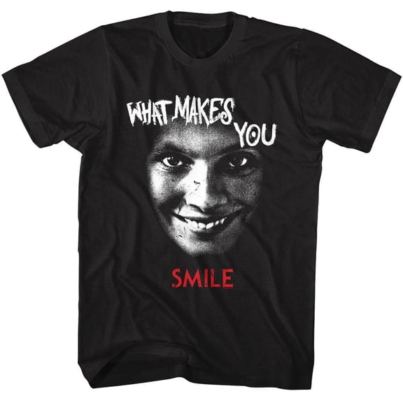 What Makes You Smile Men's T Shirt (Black, Big&Tall4XLT)