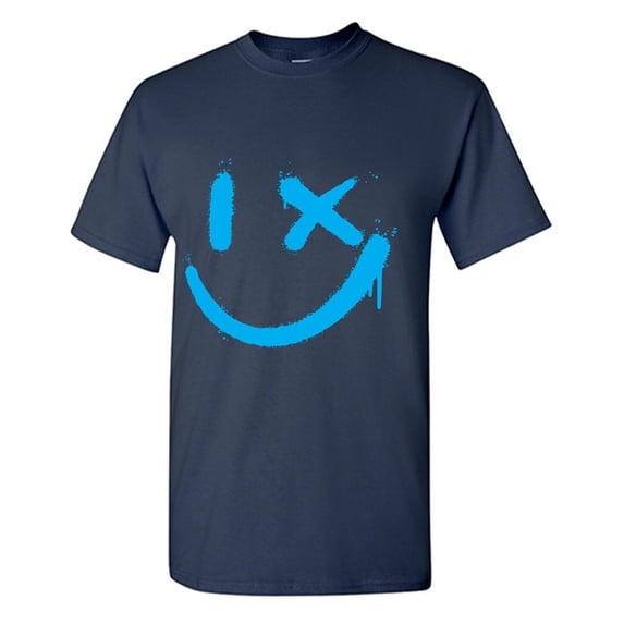 Smile Wink Sarcastic Humor Graphic Novelty Funny Youth T Shirt