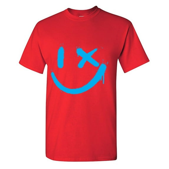 Smile Wink Sarcastic Humor Graphic Tees Gift For Mens Novelty Funny T Shirt