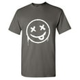 thumbnail image 1 of Smile X Eyes Sarcastic Humor Graphic Tees Gift For Mens Novelty Funny T Shirt, 1 of 5