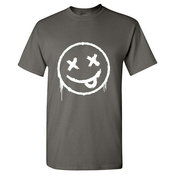 Smile X Eyes Sarcastic Humor Graphic Tees Gift For Mens Novelty Funny T Shirt