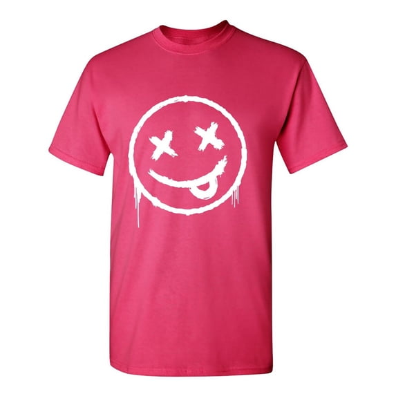Smile X Eyes Sarcastic Humor Graphic Tees Gift For Mens Novelty Funny T Shirt
