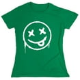 thumbnail image 1 of Smile X Eyes Sarcastic Humor Novelty Funny Women's Casual Tees, 1 of 3