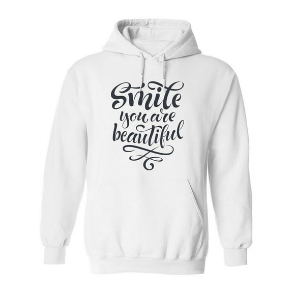 Smile, You Are Beautiful Hoodie Women -Image by Shutterstock, Female Large