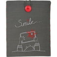 thumbnail image 1 of Smile iPad Cover Stamped Embroidery Kit, 8.25" x 10.25", 1 of 1