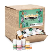 SmileGoods All Natural Mini Lip Balms with Dispenser Box, Assorted Flavors, 120 Count