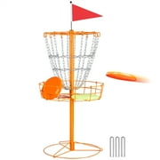 Alden Design 12-Chain Disc Golf Goal Target Practice, Orange