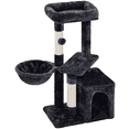 thumbnail image 1 of Alden Design 34.5" H Cat Tree Tower with Condo and Perches, Black, 1 of 9