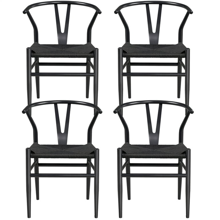 Mid century dining online chairs black