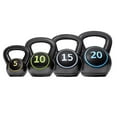 thumbnail image 1 of Alden Design 50 lbs Coated Kettlebell Set for Home Gym Fitness, 1 of 10