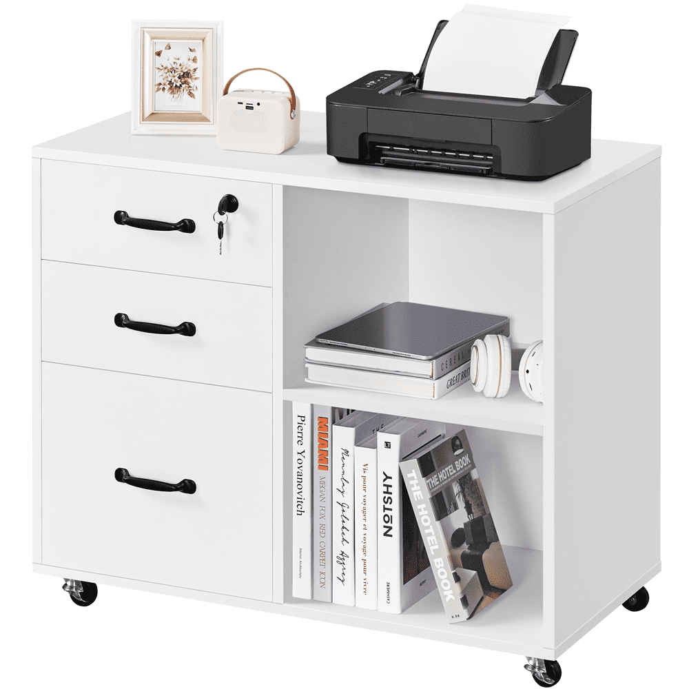 Winsome Halifax 5-Drawer Composite Wood Cabinet, White