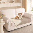 thumbnail image 1 of Smilebee Waterproof Sofa Cover for Dogs Pets, Reversible Couch Cover Machine Washable, Furniture Protector Slipcover for Kids, 30x53 Inch, Taupe & Beige, 1 of 8
