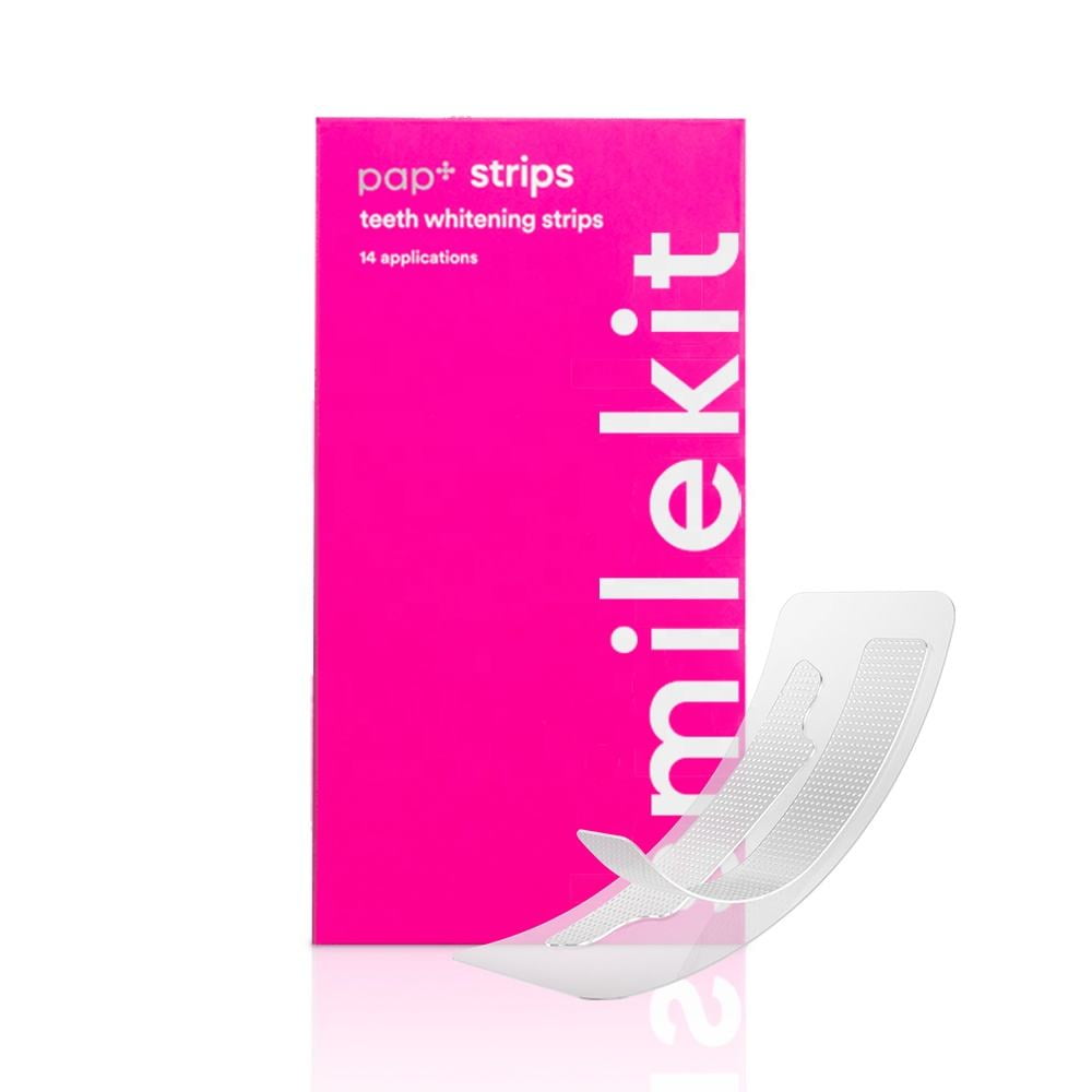 Smilekit PAP Teeth Whitening Strips, 14 White Strips Teeth Whitening