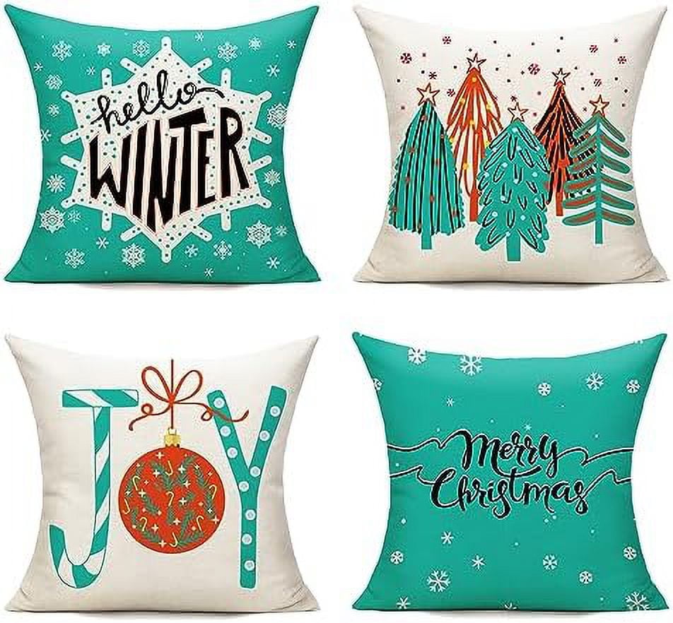 Purple christmas pillows shop