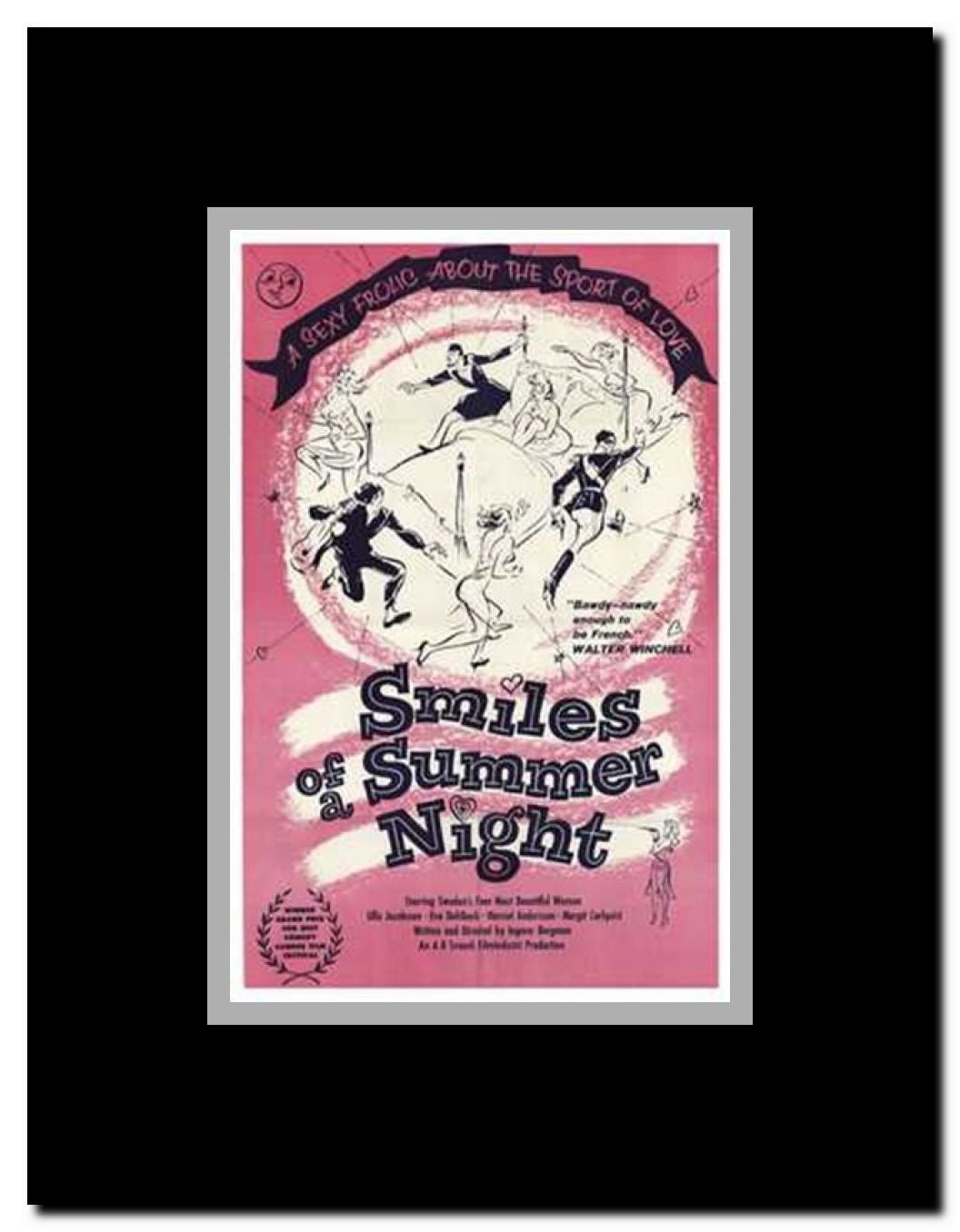 Smiles of a Summer Night Framed Movie Poster