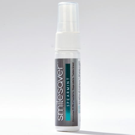 Smilesaver Cleaning Spray for Retainers, Clear Aligners and Dentures - 1 oz/30 ml (1 Pack)