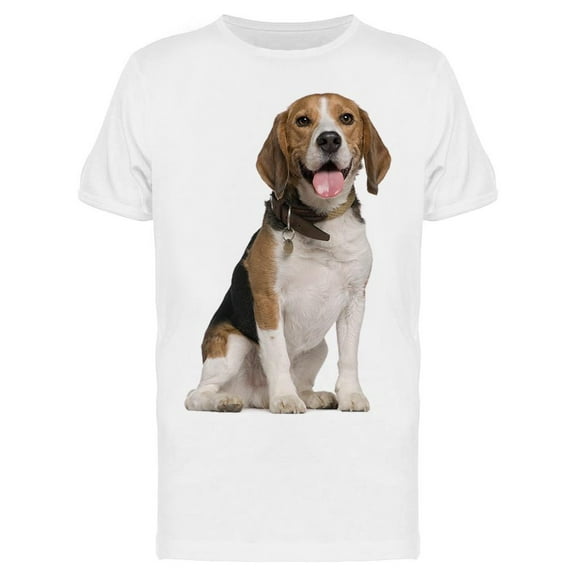 Smiley Beagle T-Shirt Men -Image by Shutterstock, Male Medium