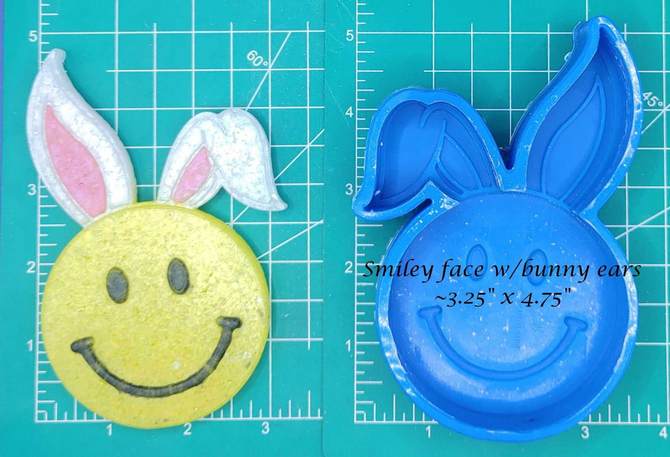 Smiley Bunny Silicone Freshie Mold