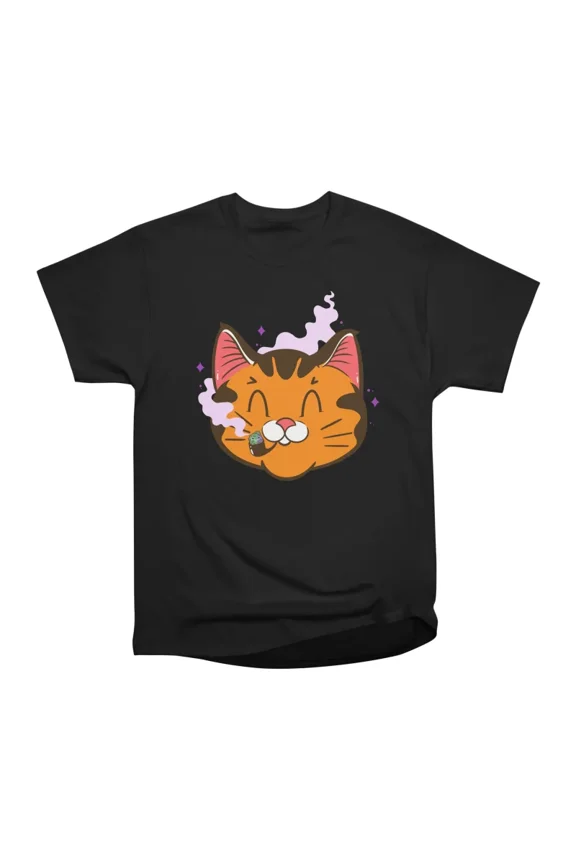 Smiley Cat T-Shirt Tee Gift For Him Merch For Her Apparel For Friend