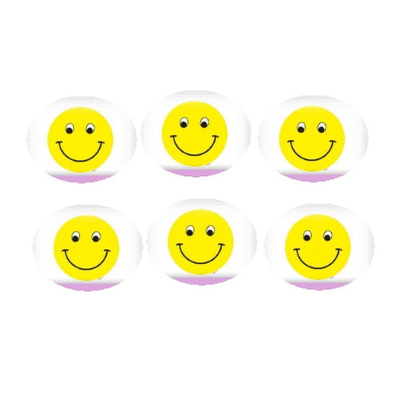 Smiley Face 12 - 2 inch Cupcake Edible Frosting Photos
