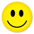 thumbnail image 1 of Smiley Face Magnet 5.75" Circle, Happy Face Magnets for Cars, UV Protected 30 Mil Thick Circle Car Magnets, Yellow Smiling Fridge Magnet, Face Magnet by Magnet America, 1 of 4